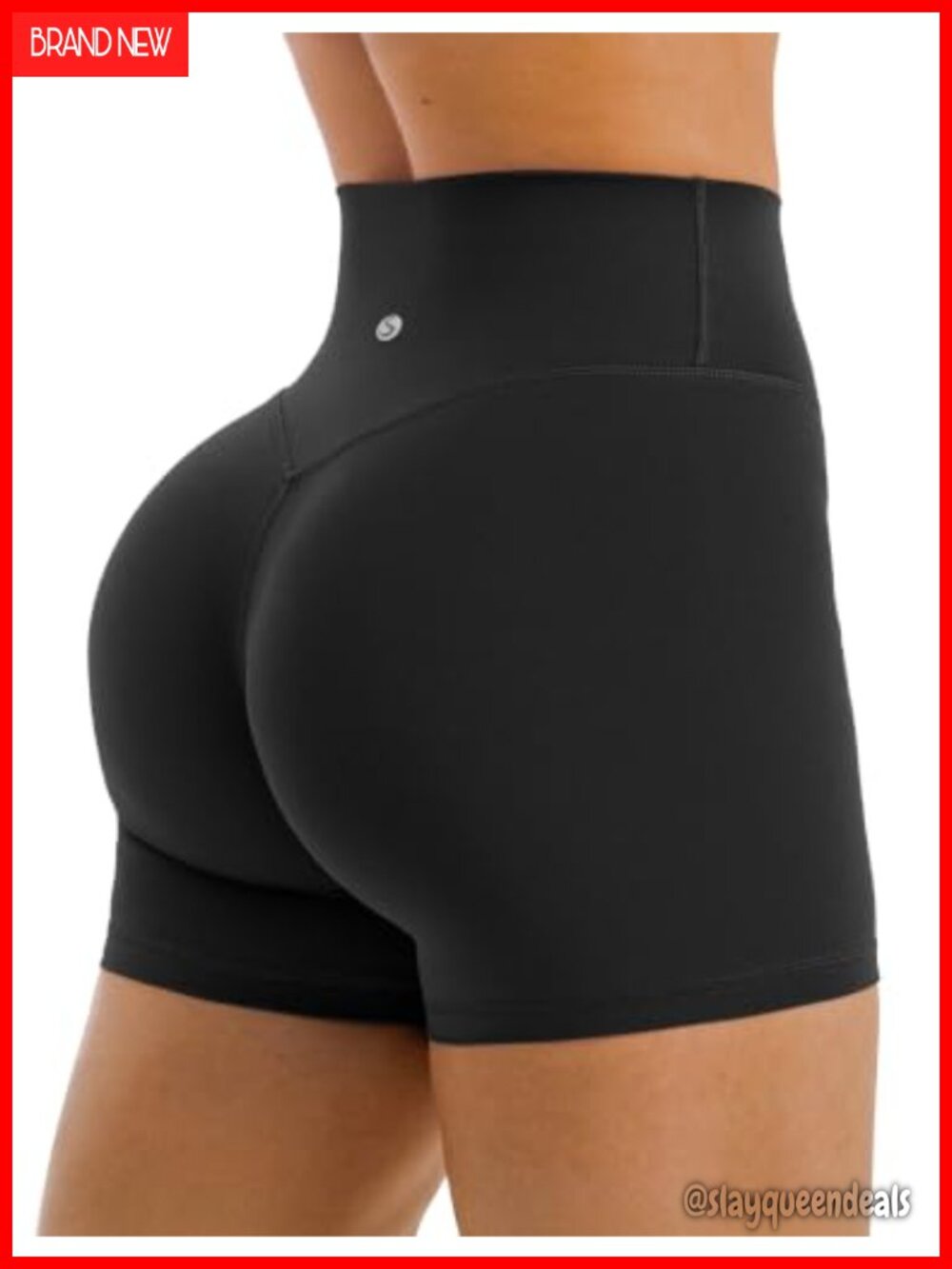 Sogetdo Workout Biker Shorts Women Scrunch Butt 4.5 inch High Waist Tummy